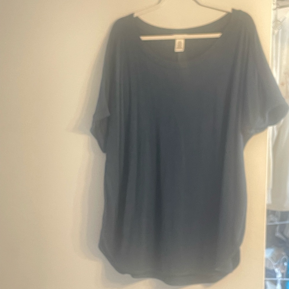 Matty M Blue Oversized Relaxed T-Shirt